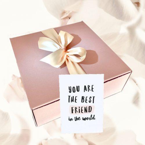 Geschenkkarte “You are the best friend in the world”
